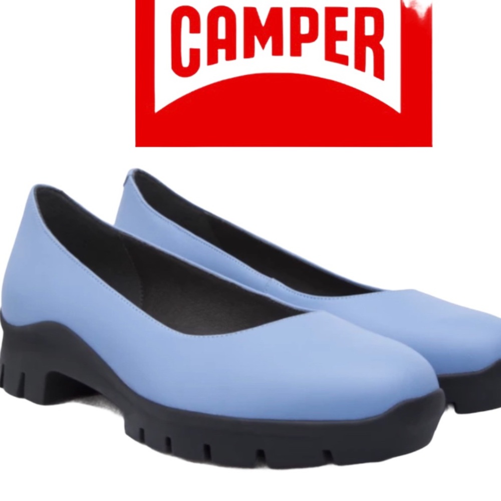 Camper Tomorrow Blue Summer Flat Shoes Size 42